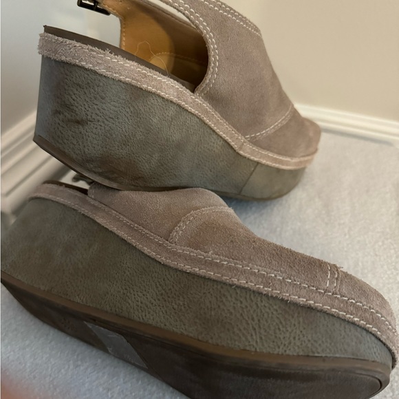 Yellow Box Suede Clogs - Picture 3 of 5